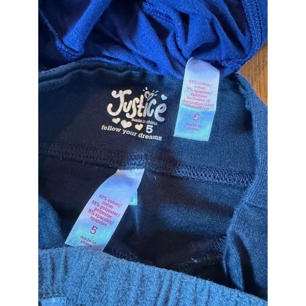 14 Pieces Justice Gap Old Navy Kids Jeans Leggings Tanks Shirts Sz 5 Girls